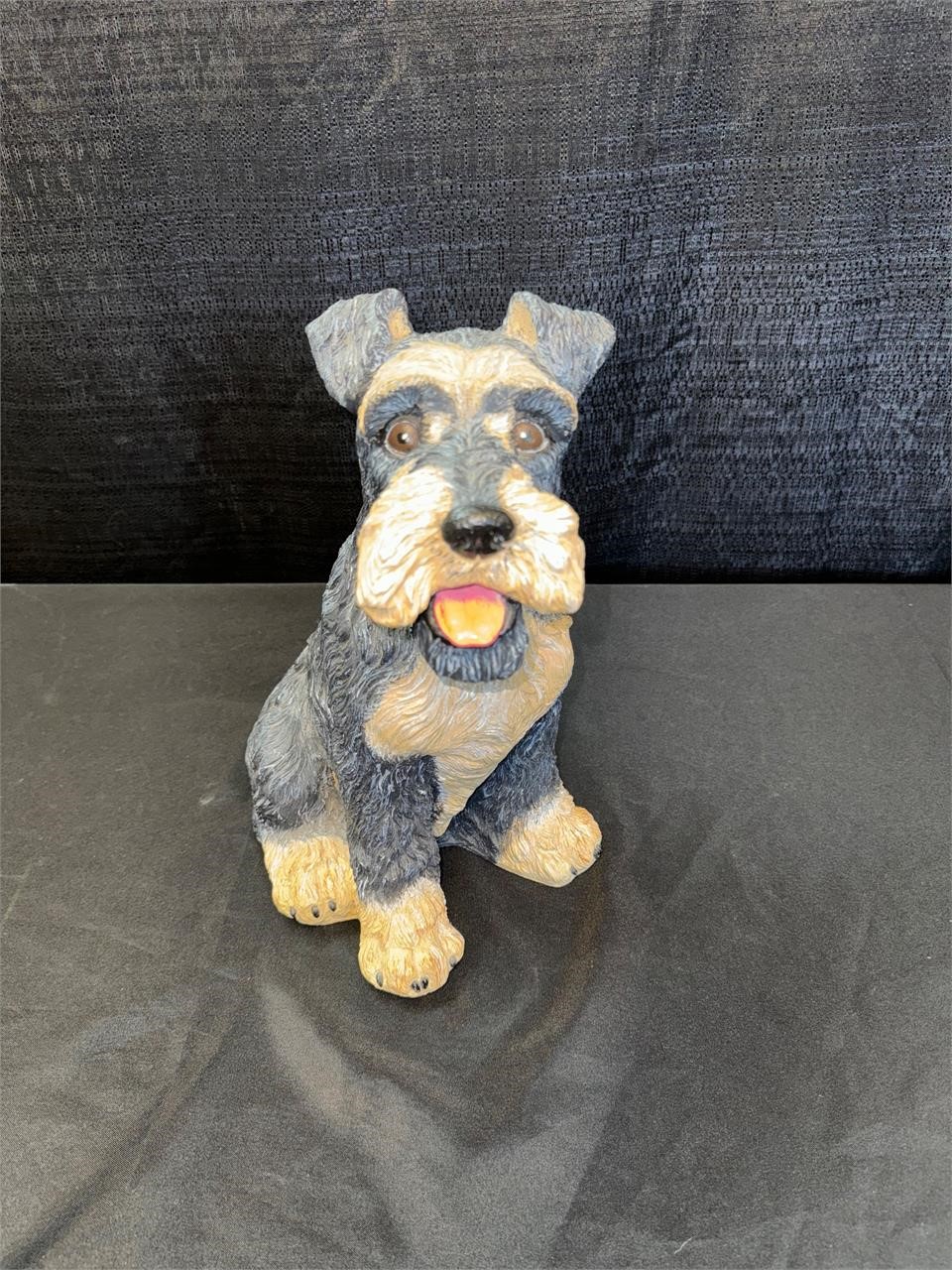 Concrete Schnauzer Statue