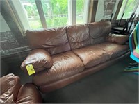 PIECES RUST BROWN COLOR LEATHER FURNITURE - LOVE S