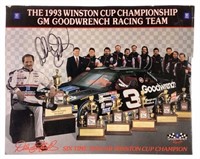 Dale Earnhardt Signed 8x10 1993 Nascar Photo