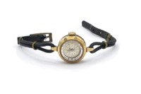 Ladies 9ct yellow gold cocktail watch