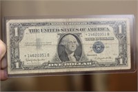 1957 $1.00 Blue Seal Star Note