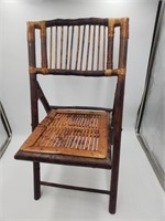 Antique/ VTG Child Size Bamboo Folding chair