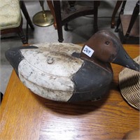 CANVASBACK DUCK DECOY -SIGNED