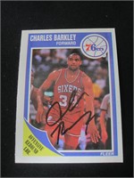 Charles Barkley Signed Trading Card RCA COA