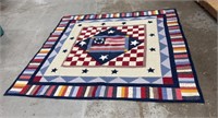 Nice Hand Stitched Americana Quilt