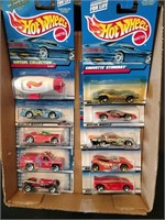 Flat of Hot Wheels