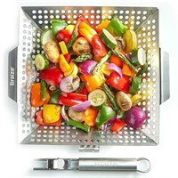 B1251  Braize 14" Stainless Steel Grill Basket