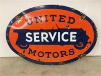 United Service Motors Sign