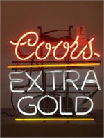 Coors Extra Gold Neon