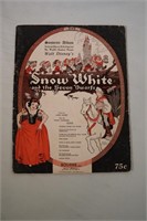 Disney's Snow White Souvenir Music Book
