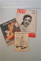 1948 Life Magazine, 1940 Liberty & Program