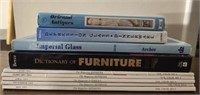 Estate lot of books about antiques