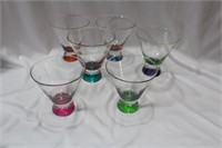 A Set of 6 Dansk Spectra Cocktail Glass