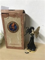Gothic Rose Dragonsite Figurine In Need Of Repair
