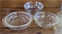 Pyrex Clear Ribbed Mixing Bowl & More