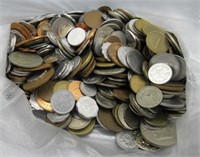 5 Pound Bag of Various World Currency Coins.