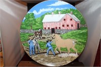 "THE HORSE TRADER" WESTERN PLATE