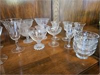 Vintage Etched Glassware