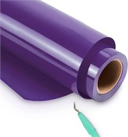 HTVRONT Purple HTV Heat Transfer Vinyl Roll,