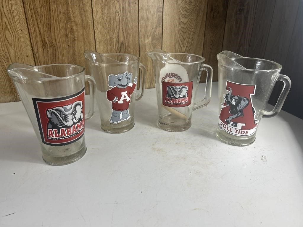 Glass Alabama pitchers