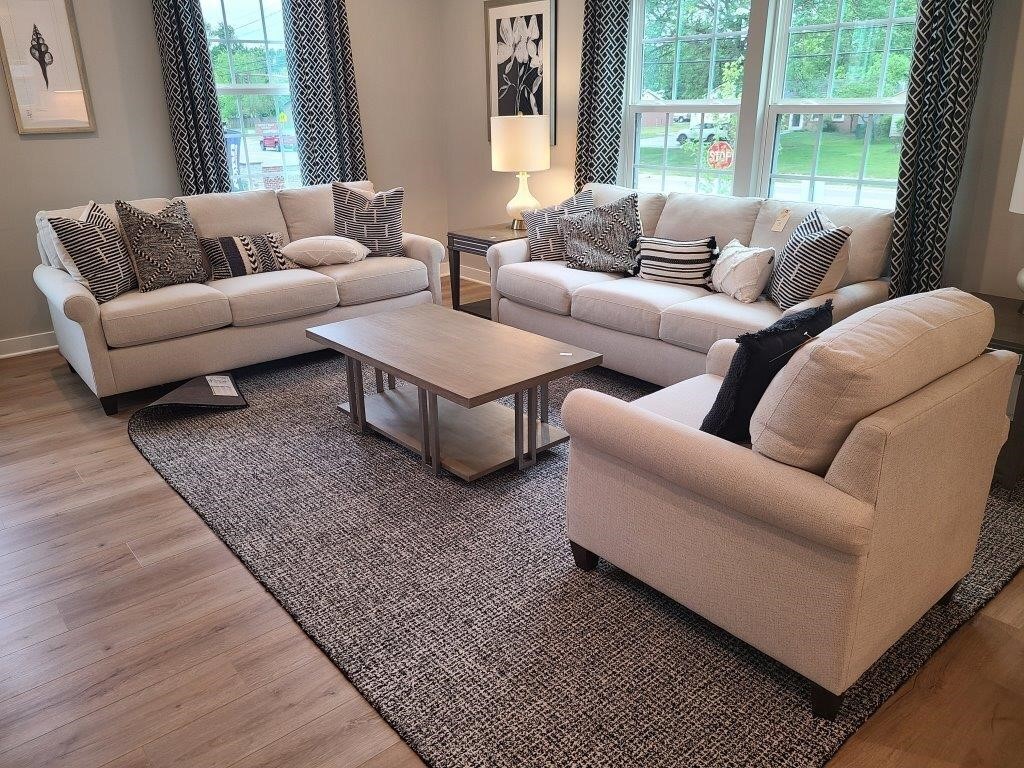 3 PC SOFAS AND CHAIR