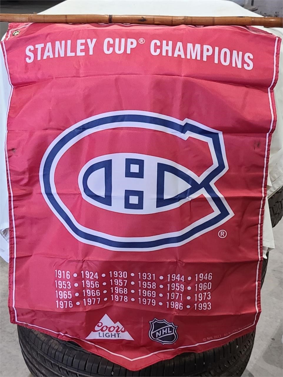 Coors Light Canadienne Stanley Cup Banner