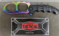 Razor tactical knuckle knife