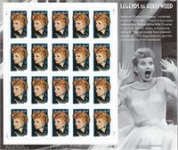 Legends of Hollywood Lucille Ball commemorative st