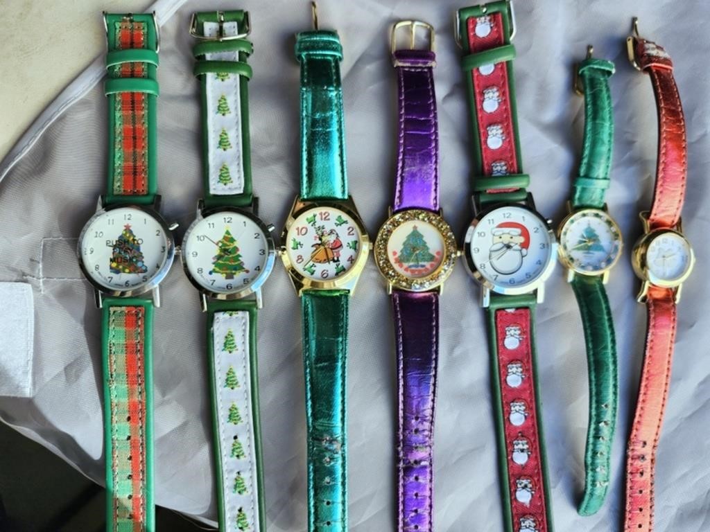 Christmas Wrist Watches, (7)