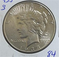 1935S Peace  Dollar MS