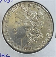 1881 Morgan Dollar UNC