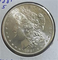 1881S Morgan Dollar MS PL