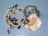 Lot of miscellaneous cables including a lot of