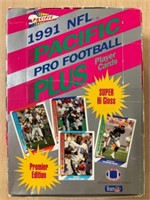 35 UNOPENED PACKS OF 1991 PACIFIC FOOTBALL CARDS
