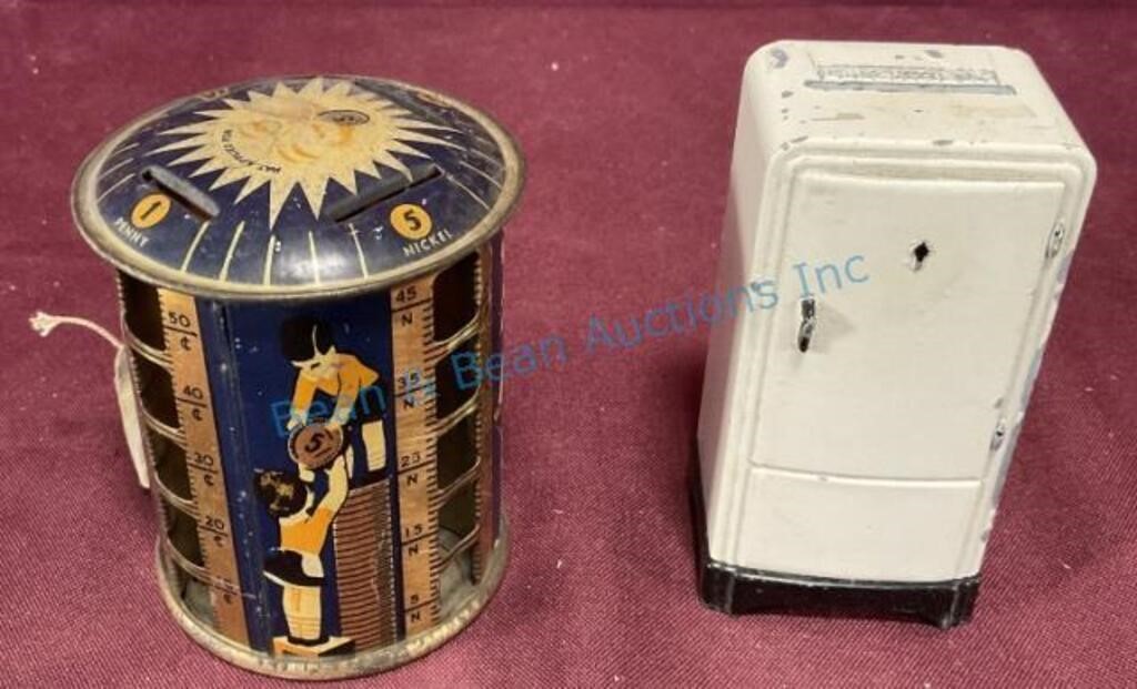Electrolux and coin bank with key