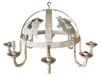 8 Arm Iron Round Dome Light with Animal Shapes