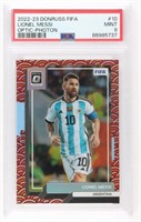 GRADED LIONEL MESSI SOCCER CARD