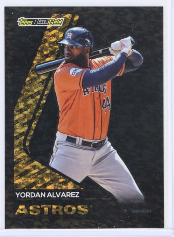 #015/299 YORDAN ALVAREZ BASEBALL CARD