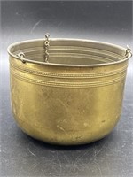 Vintage Brass Hanging Plant Holder