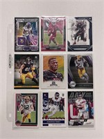 Football Cards Rodgers, Beckham, Pitts
