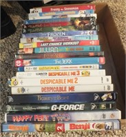 ASSORTED CHILDRENS' DVDS