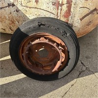Old Rim with bad tire