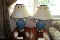 Pair 26" table lamps