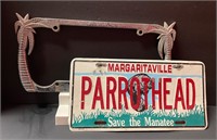 Margaritaville Save the Manatee License Plate