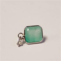 $1400 14K  Emerald(2.1ct) Pendant