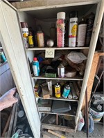 Metal cabinet with all contents