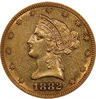 $10 1882-CC PCGS AU50