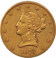 $10 1875-CC PCGS VF30