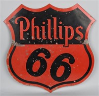 PHILLIPS 66 DS PORCELAIN SIGN