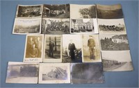 (17) Interesting WWI Real Photo Postcards